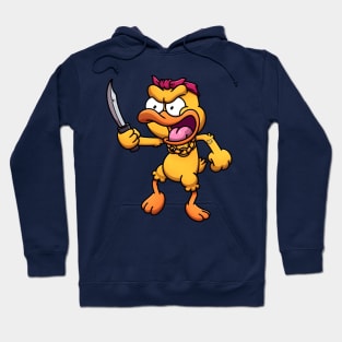 Criminal Duck With Knife Hoodie